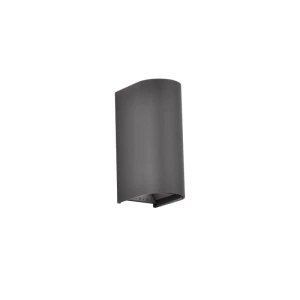 Dust antracytowy kinkiet zewnętrzny LED 12W 3000K CRI90 IP65 regulowany góra-dół
