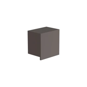 Pit-2 rdzawo-brązowa 3000K kwadratowa oprawa schodowa LED 3W CRI90 IP65 6,2cm