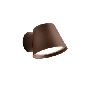 Kupo rdzawy brąz kinkiet zewnętrzny GU10 IP65 Ø11,5cm max 12W