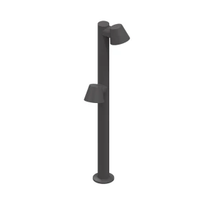 Kover antracyt 3000K słupek ogrodowy LED 2x12W CRI90 IP65 100,5cm