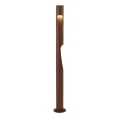 korn-rdzawy-braz-obrotowy-slupek-ogrodowy-led-2x6w-cri90-ip65-80cm
