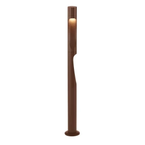 Korn rdzawy brąz 3000K obrotowy słupek ogrodowy LED 2x6W CRI90 IP65 80cm