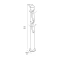 korn-antracyt-obrotowy-slupek-ogrodowy-led-2x6w-cri90-ip65-80cm