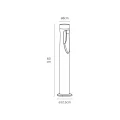 korn-rdzawy-braz-slupek-ogrodowy-boczne-swiatlo-led-6w-cri90-ip65-60cm