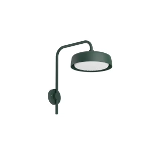 Jade-2 zielony Sand Green 2700K kinkiet zewnętrzny LED 12W CRI90 IP65 Ø18cm