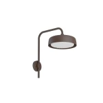 Jade-2 rdzawy brąz 2700K kinkiet zewnętrzny LED 12W CRI90 IP65 Ø18cm