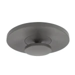 Bop szary 3000K okrągły plafon zewnętrzny LED 18W 160° IP54 Ø38cm