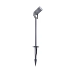 Beke antracytowy regulowany cylindryczny reflektor ogrodowy wbijany GU10 66,8cm IP54