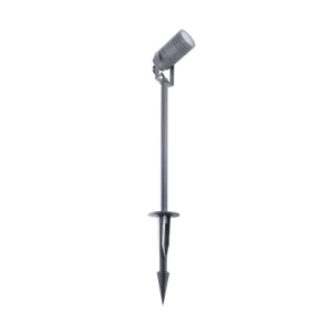 Beke antracytowy regulowany cylindryczny reflektor ogrodowy wbijany GU10 66,8cm IP54