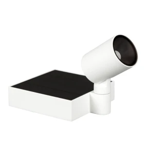 Solar biały 3000K reflektor ogrodowy wbijany LED 1,3W 110lm IP65 panel 2W akumulator 2200mAh