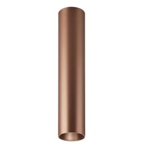 Rein miedziana okrągła tuba sufitowa natynkowa GU10 Ø5,6cm wys. 30cm