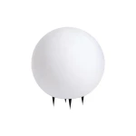 Bala biała kula ogrodowa Ø35cm E27 max 20W IP65 na 4 szpilkach