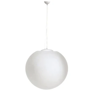 Bala bardzo duża biała lampa wisząca zewnętrzna kula Ø56cm E27 IP54 z regulacją zawieszenia