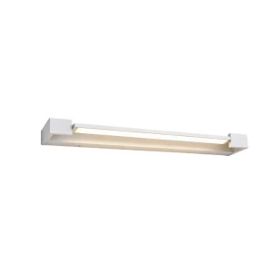 Miro biały piaskowy 90cm kinkiet łazienkowy nad lustro LED 24W 3000K IP44 CRI>90 – obrotowy panel