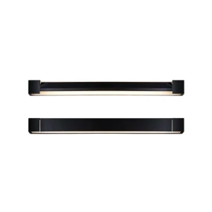 Miro czarny piaskowy 120cm kinkiet łazienkowy nad lustro LED 36W 3000K IP44 CRI>90 – obrotowy panel
