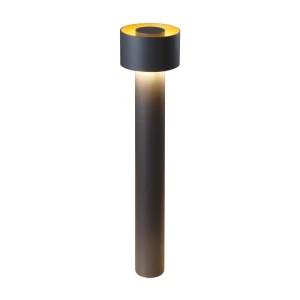 ORA antracyt – okrągły słupek ogrodowy LED 10W 3000K 700lm IP65, 65cm