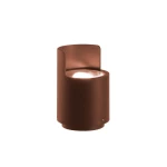 Upo rdzawy brąz Ø12cm – regulowany reflektor ogrodowy GU10 IP67 do iluminacji elewacji