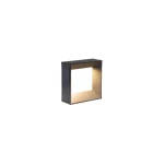 Void antracyt 21cm LED 8,5W 750lm 3000K IP65 kwadratowa lampa ogrodowa z regulacją światła 30°