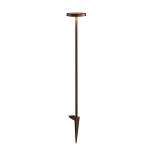 Mush 2 rdzawy brąz 80,8cm DC24V LED 8W 3000K 180° CRI>90 IP65 słupek ogrodowy