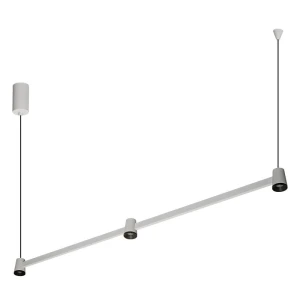 Iris biały piaskowy/czarny 103,9cm LED 15W 3000K CRI>90 ściemnialna lampa wisząca – 3 światła w dół