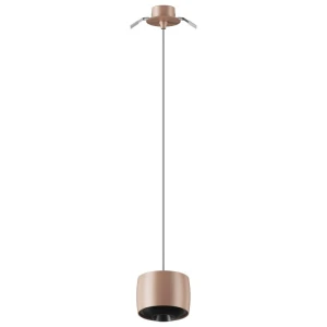 Aura różowe złoto lampa wisząca LED Ø10,2cm 10W 3000K 989lm CRI>90 ściemnialna – montaż wpuszczany