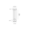 aura-czarna-lampa-wiszaca-led-gora-dol-20w-3000k-cri90
