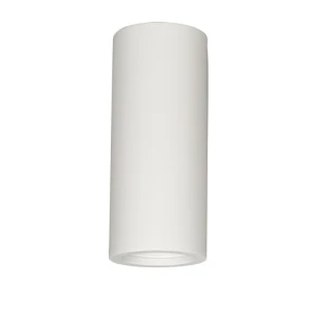 Gipsowa lampa sufitowa Poul 14 cm GU10 do malowania biała