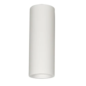 Gipsowa lampa sufitowa Poul 17 cm Ø7 cm GU10 do malowania biała