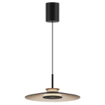 Lampa wisząca LED Elise Ø25 cm czarna–złoto szampańskie 10W 3000K CRI>90 ściemnialna