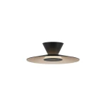 Plafon LED Elise Ø25 cm czarny–złoto szampańskie 10W 3000K CRI>90 ściemnialny