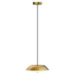 Złota lampa wisząca Mira Ø35cm LED 4W 3000K 500lm matowy mosiądz