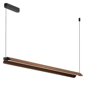 HALO 1 orzech 128cm LED 20W 3000K 2800lm ściemniana TRIAC lampa wisząca