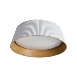 AELIA biały/drewno Ø46cm LED 30W 3000K 1860lm ściemniany plafon
