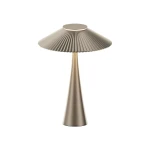 Amelie złoto szampańskie okrągła Ø30cm LED 18W 3000K 2044lm CRI>90 lampa stołowa