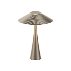 Amelie złoto szampańskie okrągła Ø30cm LED 18W 3000K 2044lm CRI>90 lampa stołowa