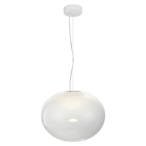 IORI biała Ø40cm lampa wisząca LED 11W 3000K 1176lm szkło opalowe