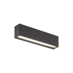 Demes antracytowy kinkiet zewnętrzny LED 4W 3000K 300lm CRI>83 IP65 19cm