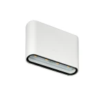 Emos biały kinkiet zewnętrzny LED 4W 3000K 497lm CRI>80 IP54 góra–dół