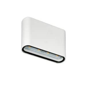 Emos biały kinkiet zewnętrzny LED 4W 3000K 497lm CRI>80 IP54 góra–dół