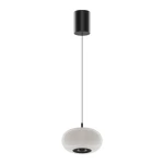 ARBOR biało-czarna Ø20cm lampa wisząca LED 12W 3000K 1307lm CRI>90 ściemnialna TRIAC