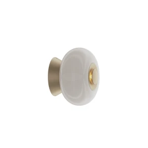 ARBOR biało-złoty szampański Ø20cm kinkiet LED 9W 3000K 932lm CRI>90 ściemnialny TRIAC