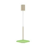 SORA zielona Ø20cm lampa wisząca LED 10W 3000K 823lm CRI>90 ściemnialna TRIAC