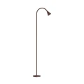 ROSE rdzawy brąz lampa ogrodowa LED 97cm z kloszem skierowanym w dół
