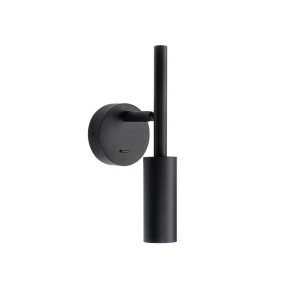 NOOK czarny regulowany kinkiet LED z włącznikiem 6W 3000K 690lm 28° IP20