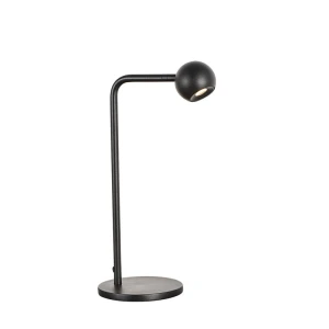 AIRA czarna 38,2cm lampa stołowa LED 5,6W 3000K 468lm CRI>90 regulowany kierunek IP20