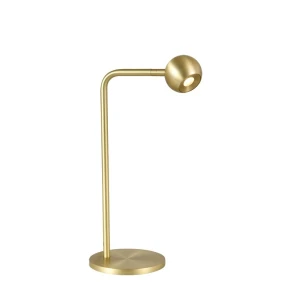 AIRA złota 38,2cm lampa stołowa LED 5,6W 3000K 468lm CRI>90 regulowany kierunek IP20