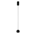 Czarna lampa wisząca AIRA LED Ø6,5cm