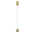 Złota lampa wisząca AIRA LED Ø6,5cm