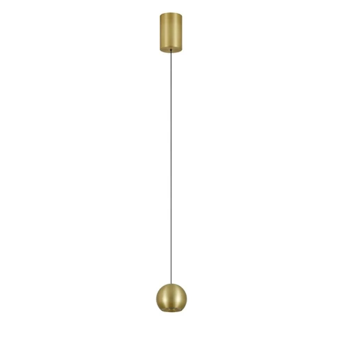 Złota lampa wisząca AIRA LED Ø6,5cm