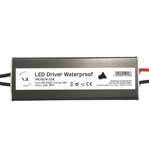 Zasilacz wodoodporny VK/A24-10E 24V 10W IP67 – widok produktu